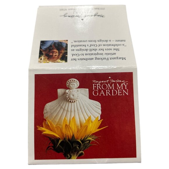 Margaret Furlong Designs Sunflower Angel Special Edition 1996 Ceramic Ornament - Picture 9 of 11